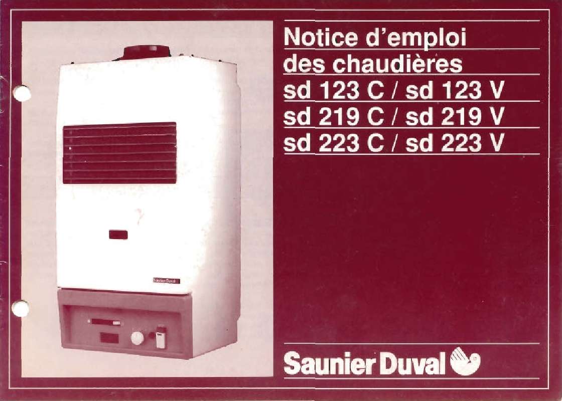 Chaudière Gaz Saunier Duval Mode D Emploi